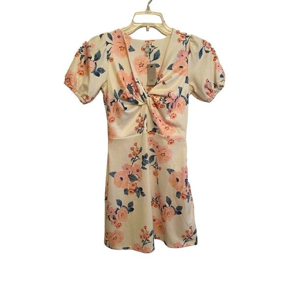 River Island Floral Mini Dress Sz S NWT - Picture 1 of 4